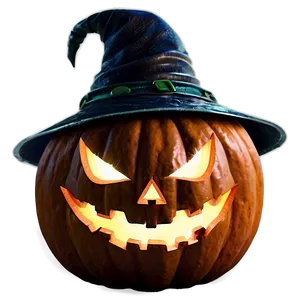 Bewitched Scary Pumpkin PNG Rqd88 PNG