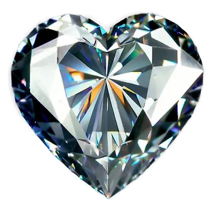 Bewitching Diamond Heart PNG Kvn