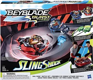 Beyblade Burst Turbo Slingshock Set PNG image