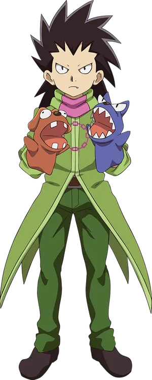 Beyblade Character Holding Beast Bit Beasts PNG