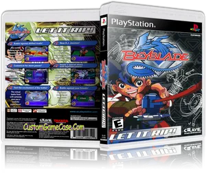 Beyblade Play Station Game Case PNG