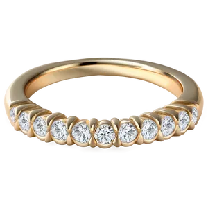 Bezel Set Solitaire Rings PNG 06122024