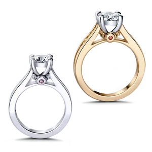Bezel Set Solitaire Rings PNG 38 PNG