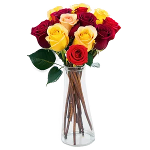 Bi-color Roses Bouquet PNG 06212024 PNG