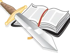 Bible Sword Pen Clipart PNG image