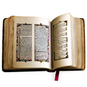 Bible With Bookmark PNG 05032024
