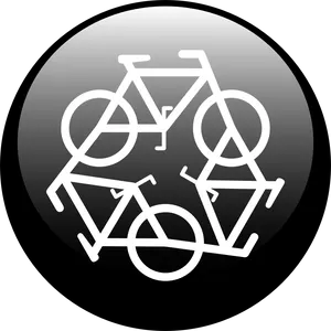 Bicycle Recycle Symbol Graphic PNG image