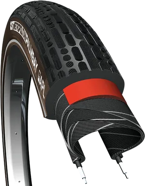 Bicycle Tire Profile View