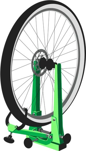 Bicycle Wheel Truing Stand PNG