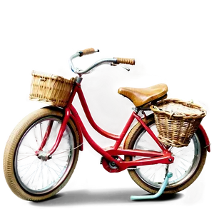Bicycle With Basket PNG 05212024 PNG