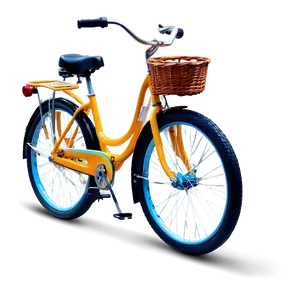 Bicycle With Basket PNG Wij73 PNG