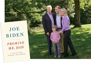 Biden Family Promise Me Dad Book Cover PNG image