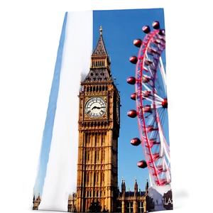 Big Ben And London Eye PNG Dkc98 PNG