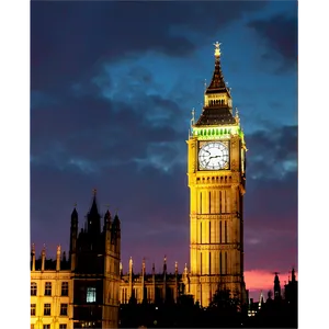 Big Ben At Dawn PNG Btq