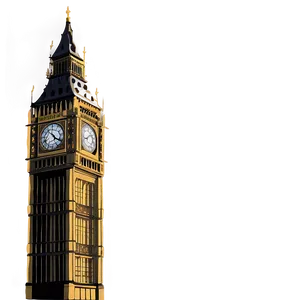 Big Ben At Night PNG 40