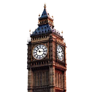 Big Ben Evening Skyline PNG Bnt33 PNG