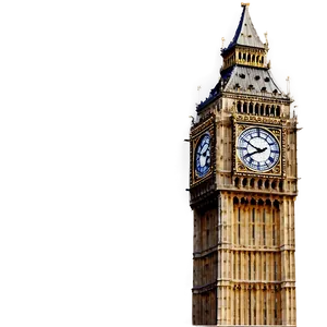 Big Ben Twilight View PNG 8