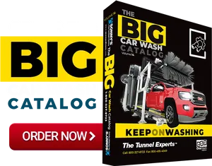 Big Car Wash Catalog Advertisement PNG image