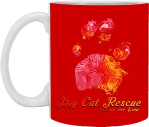 Big Cat Rescue Josephthe Lion Mug PNG image