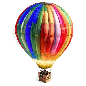 Big Colorful Hot Air Balloon Png 33 PNG image