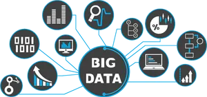 Big Data Concepts Visualization PNG image