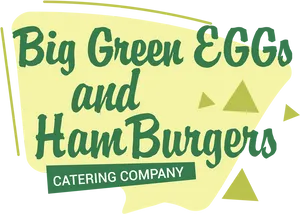 Big Green Eggsand Ham Burgers Logo PNG image