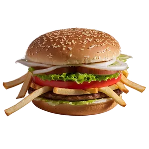 Big Mac And Fries Png 05252024 PNG image