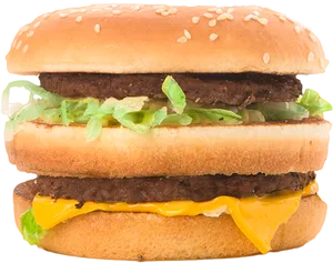 Big Mac Burger Classic PNG image