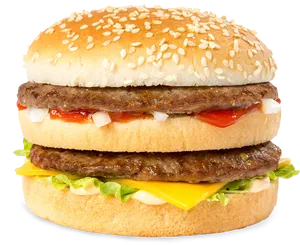 Big Mac Sandwich PNG image