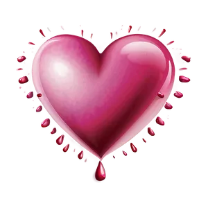 Big Pink Heart Emoji PNG Qxs