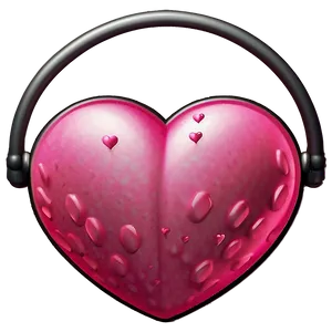 Big Pink Heart Emoji PNG Xcq50