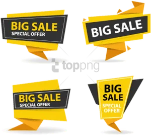 Big Sale Special Offer Banners PNG image