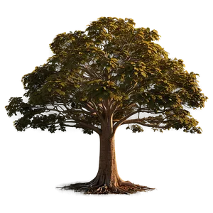 Big Tree At Golden Hour PNG 66 PNG