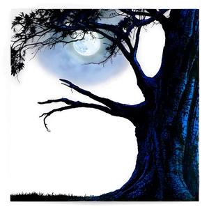 Big Tree In Moonlight PNG 06262024 PNG