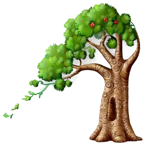 Big Tree With Carved Initials PNG 06262024 PNG