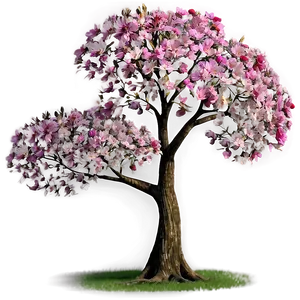 Big Tree With Colorful Flowers PNG 52 PNG