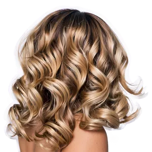 Big Voluminous Hair Waves PNG Bqc18 PNG