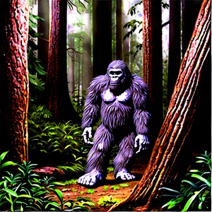 Bigfoot In American Folklore PNG 05232024