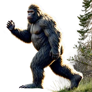 Bigfoot In Wilderness Png 86 PNG image