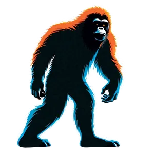 Bigfoot Silhouette Png 90 PNG image