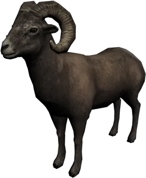Bighorn Sheep Profile PNG