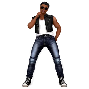 Biker Jeans Png 5 PNG image