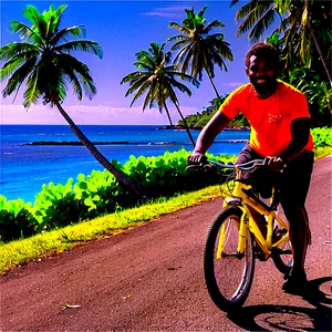 Biking Along The Coast PNG 06282024 PNG