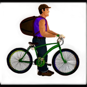 Biking D PNG image