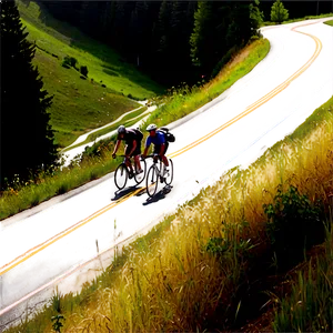 Biking On Scenic Byways PNG Qgu42
