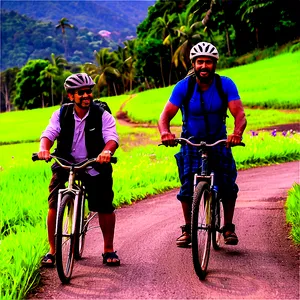 Biking Through Historic Towns PNG Rbl57 PNG