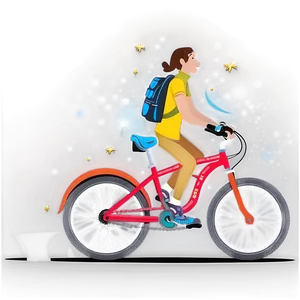 Biking Under The Stars Png 1 PNG image