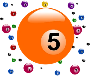 Billiard Balls Floatingin Space PNG