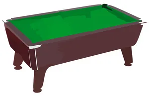 Billiard Table Vector Illustration PNG image