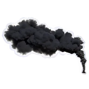 Billowing Black Smoke Png 2 PNG image